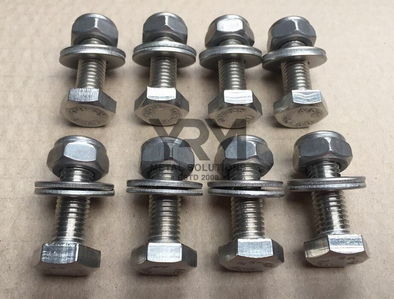 YRM1057 - Stainless Steel Rear Anti Roll Bar to Chassis Bracket - M10 - Fitting Kit - For Defender, Discovery 1 and Range Rover Classic - By YRM Metal Image 1