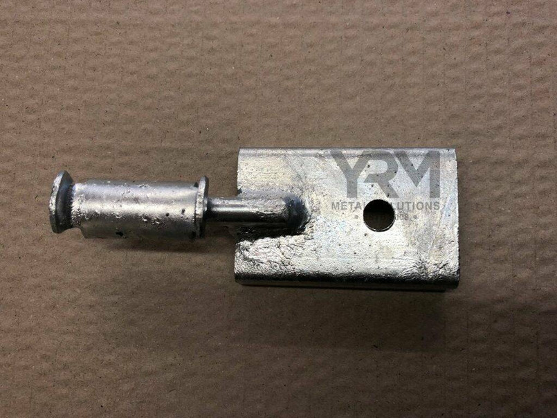 YRM016F - Heavy Duty Galvanised Exhaust Bracket for Land Rover Defender - Puma 2007-2016 Left Hand Side Chassis - By YRM Metal Image 2