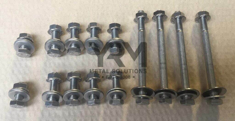 YRM1044 - Stainless Steel Bulkhead to Chassis Mounting Bracket Fitting Kit for Land Rover Defender (Doesn't Come With Brackets) Image 1