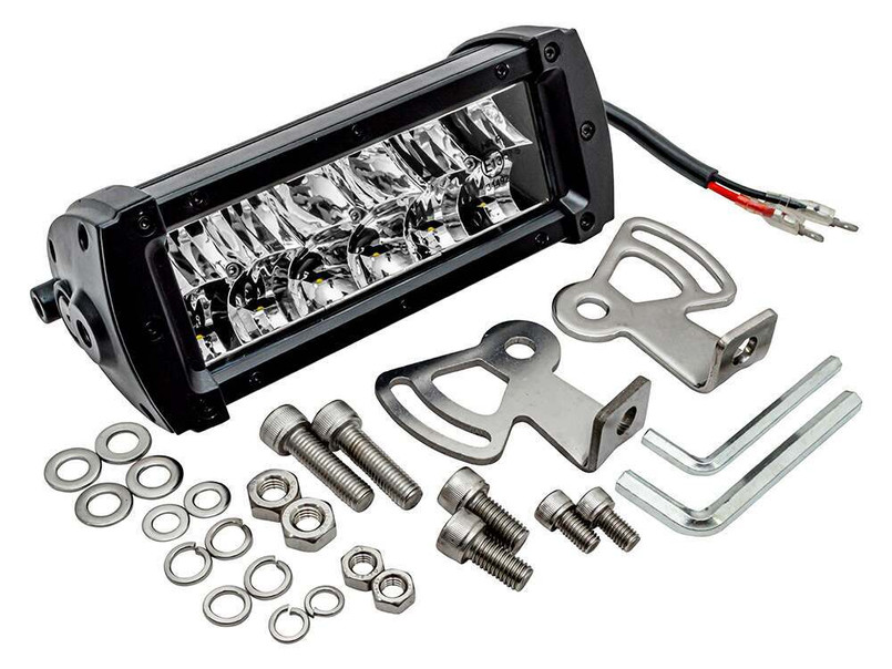 DA3286 - 36W LED Dual Row Light Bar for Land Rover Vehicles - 12 x 3w Osram LEDS - 213mm x 84mm x 83mm Image 6