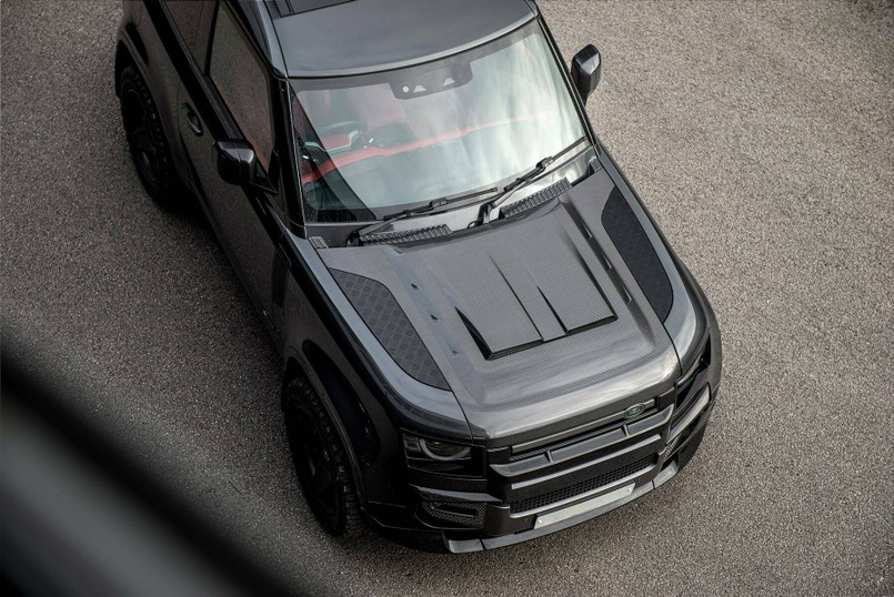 BKBLD2CB - Exposed Carbon Vented Bonnet - Land Rover Defender 2020 - Chelsea Truck Company Image 2