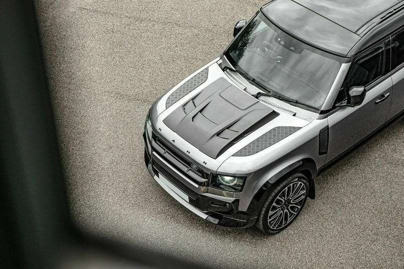 BCBLD2CL - Exposed Carbon Bonnet Vent - Defender 2020 - by Project Kahn Image 3