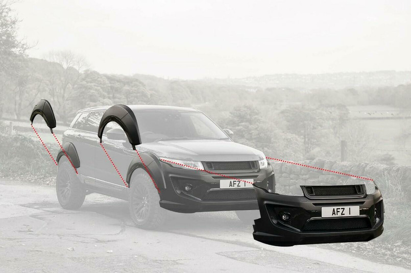 BK010XLAND - X-Lander Body Kit - Range Rover Evoque 2011-2018 - Project Kahn Design Image 4