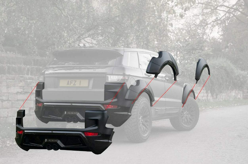 BK010XLAND - X-Lander Body Kit - Range Rover Evoque 2011-2018 - Project Kahn Design Image 5