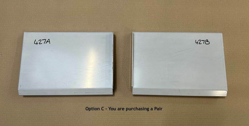YRM427 - Pair of Rear Wheel Arch Repair Panels - Defender 90 without Bulkhead Image 1
