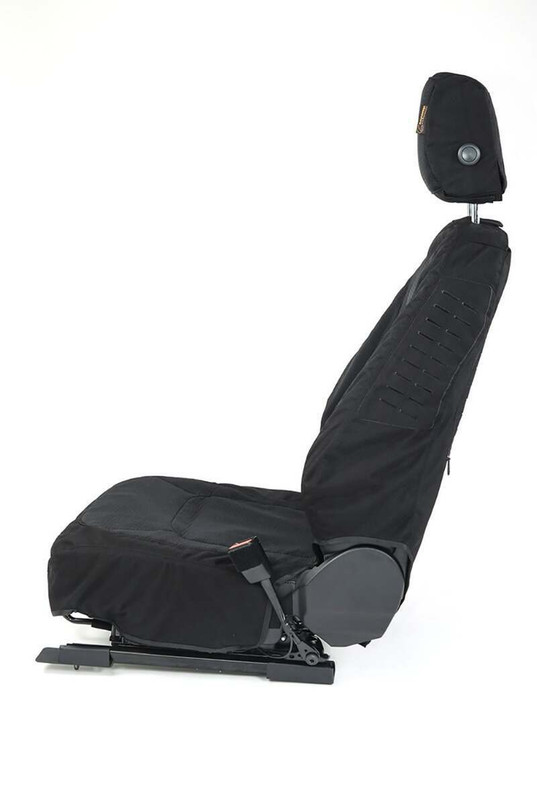 SIBE-F-NEWDEF-BLK - New Defender Seat Cover - Black - Left Side Image 7