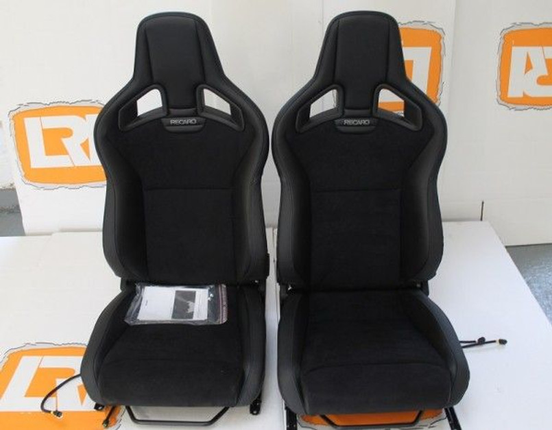 LRI1100 - Heated Part Suede and Leather Recaro Front Seats for Defender 90 & 110 by Lucari Image 1