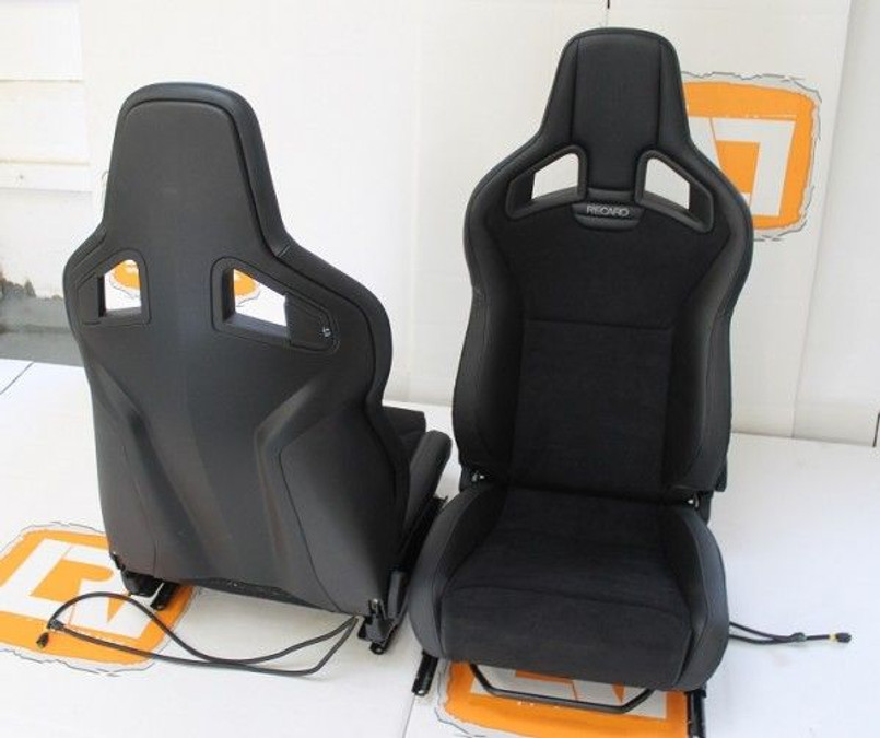 LRI1100 - Heated Part Suede and Leather Recaro Front Seats for Defender 90 & 110 by Lucari Image 4