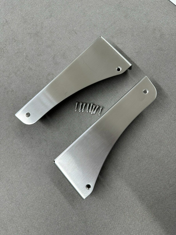 DA7370 - Brushed Stainless Heavy Duty Defender Seat Box Protectors (Pair) Image 2