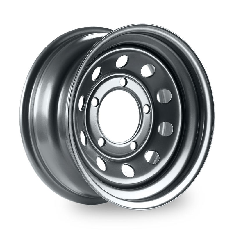 S16516500ANTMOD - Modular Steel Wheel 16" x 7" ET0 Anthracite - Defender, Range Rover Classic and Discovery Image 1