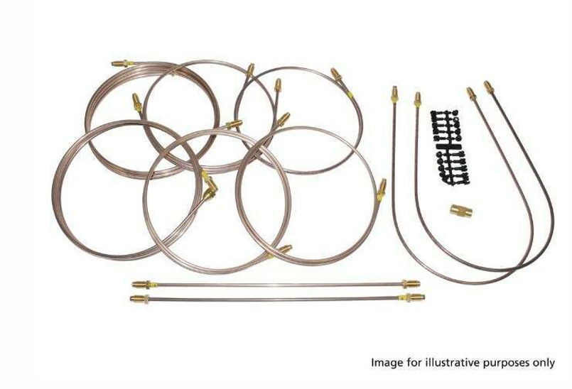 DA7357 - Copper Brake Pipe Set for Land Rover Defender 110 - Fits TD5 Right Hand Drive Vehicles - 1998-2006 Image 1