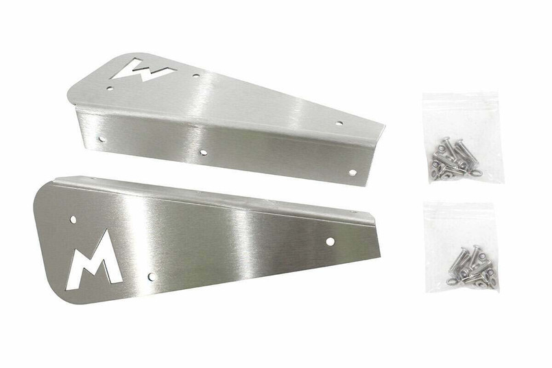 TF3011 - Stainless Steel Rear Mudflap Brackets for Land Rover Defender 90 by Terrafirma		 Image 1