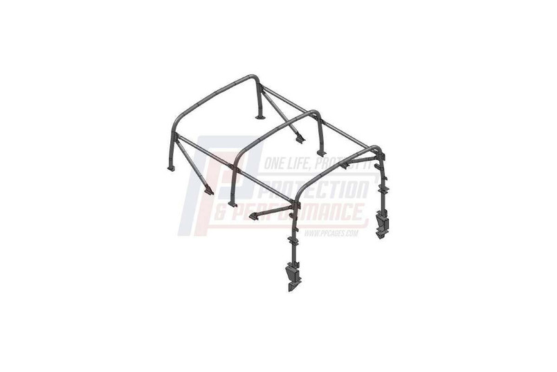 PPLR244 - Heavy Duty Internal Hoop Set Replacement Roll Cage for Land Rover Defender 110 Soft Top with Bulkhead Image 1