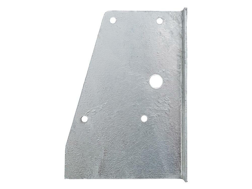 MUC8731 - Galvanised Capping to Corner Bracket Next to Rear End Door - Left Hand - For Defender fit from 1994 (For Hi-Cap and Tailboard) Image 1