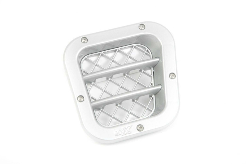 KBX4551R - KBX Hi-Force Sport Side Grille - For Land Rover Defender - Fuji White with Premium White Mesh (Right Hand Only) Image 1