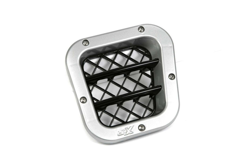 KBX4731R - KBX Hi-Force Sport Side Grille - For Land Rover Defender - Corris Grey with Premium Black Mesh (Right Hand Only) Image 1
