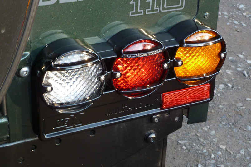 KBX-32 - Pair of KBX Lamp Multi-Guards for NAS Land Rover Defender - Choice of Colours Available Image 1