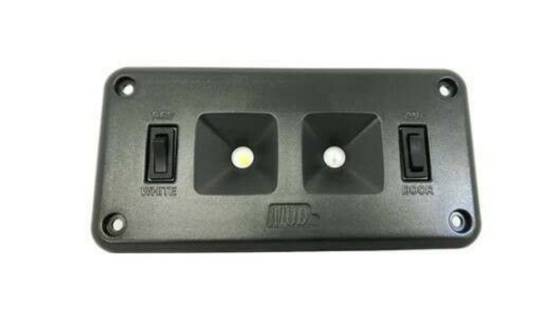MUD123WRMV-B - Interior LED Light for Land Rover Defender - By Mud UK in Black - Fits from 1991 Onwards Image 1