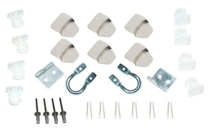 LRC10092 - Soft Top Conversion Hood Rope Hook Set - Land Rover Defender 90 & 110 Image 1