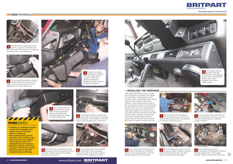 LRC10091 - Air Conditioning System - Land Rover Defender - 200TDi Full Air Con Kit - RIGHT HAND DRIVE Image 3