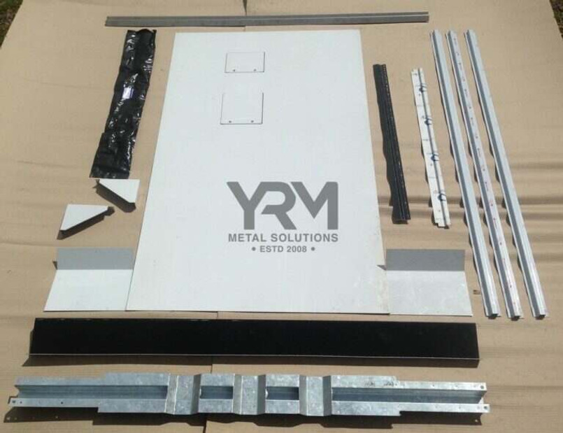 YRM144B - Rear Body Floor Kit 3mm Floor - Series Fits Land Rover Series LWB 109 Station Wagon - By YRM Metal Image 1