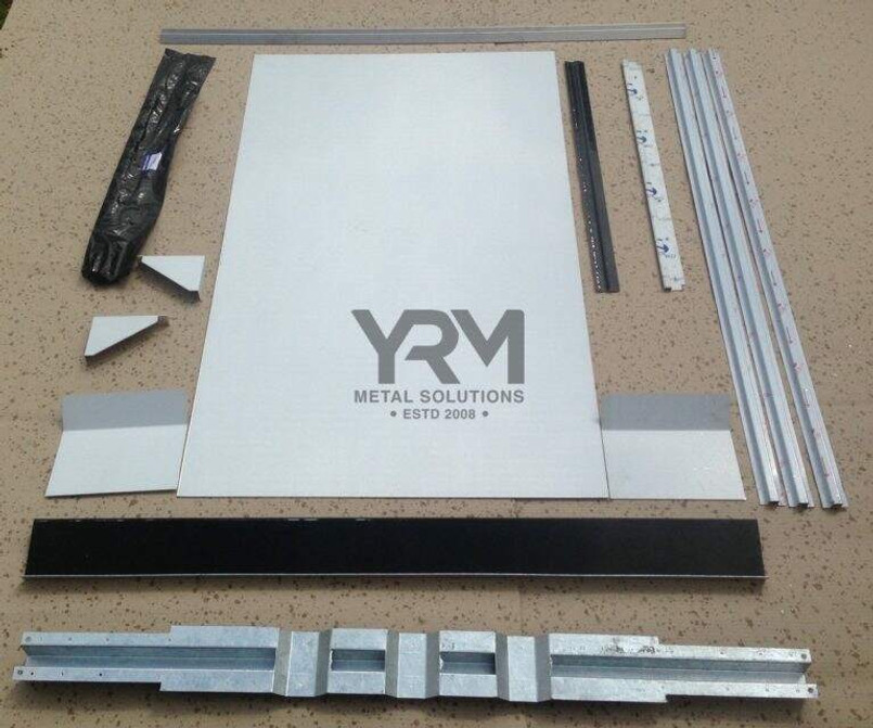 YRM145B - Rear Body Floor Kit 3mm Floor - Fits Land Rover Defender 110 Station Wagon - By YRM Metal Image 1