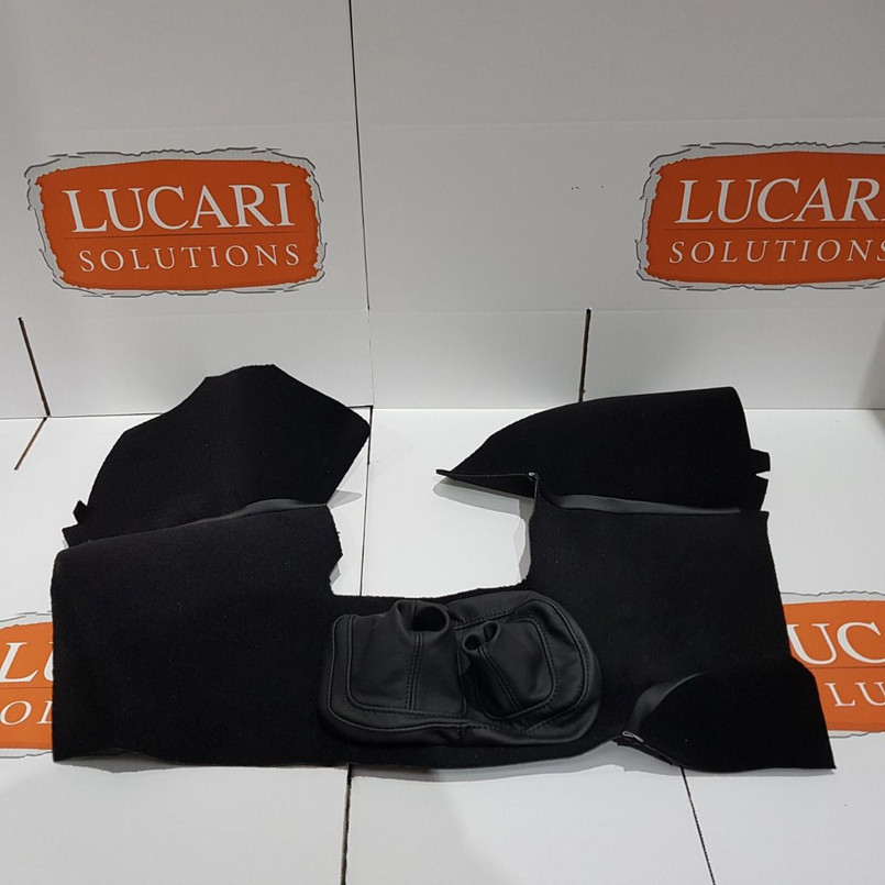LRI34042 - Full Front Carpet Mat Set - Black - RHD - Land Rover Defender Puma TDCi 90 & 110 Image 2