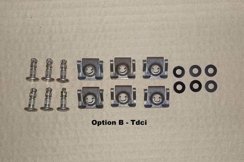 YRM1122B - Stainless Fan Cowl Screws & Captives - Land Rover Defender PUMA TDCi - by YRM Image 1