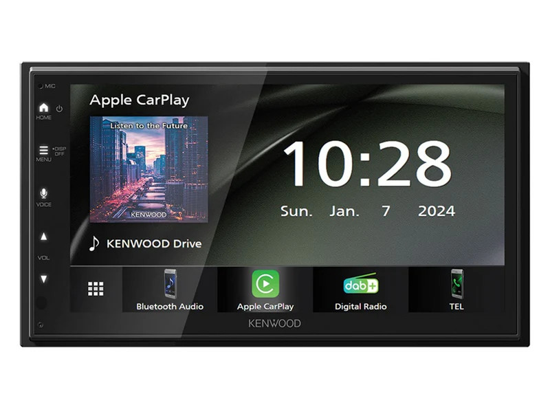 DMX6523DABS - Kenwood Double DIN Wireless CarPlay Head Unit Image 2
