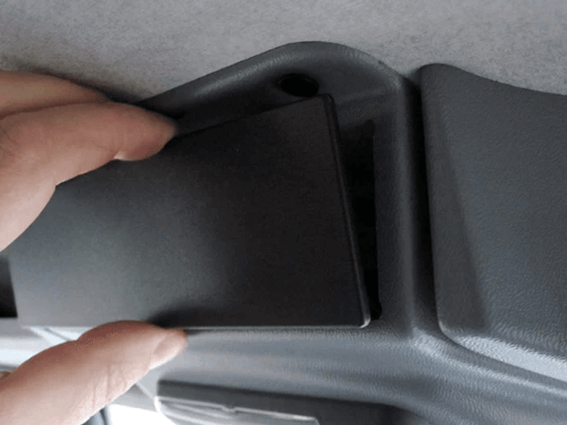 CT24UV16 - DIN Blanking Plate - Cover up that hole in the dashboard when your radio is removed Image 2