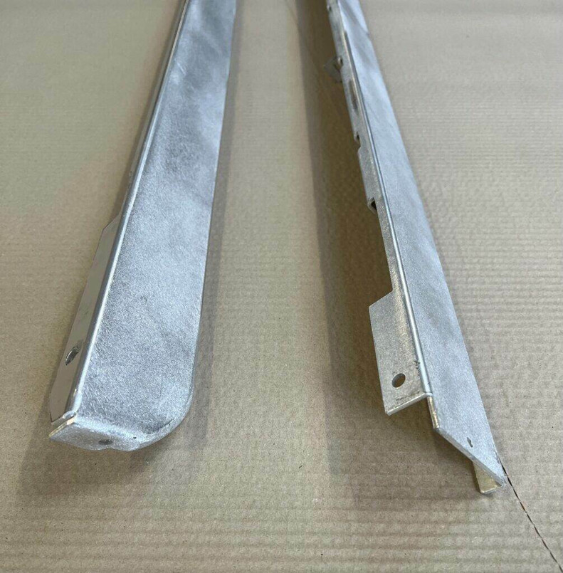 YRM468 - 3mm Thick Aluminium Outer Sill Rail (Pair) - Land Rover Defender 130 Double Cab - by YRM Image 4
