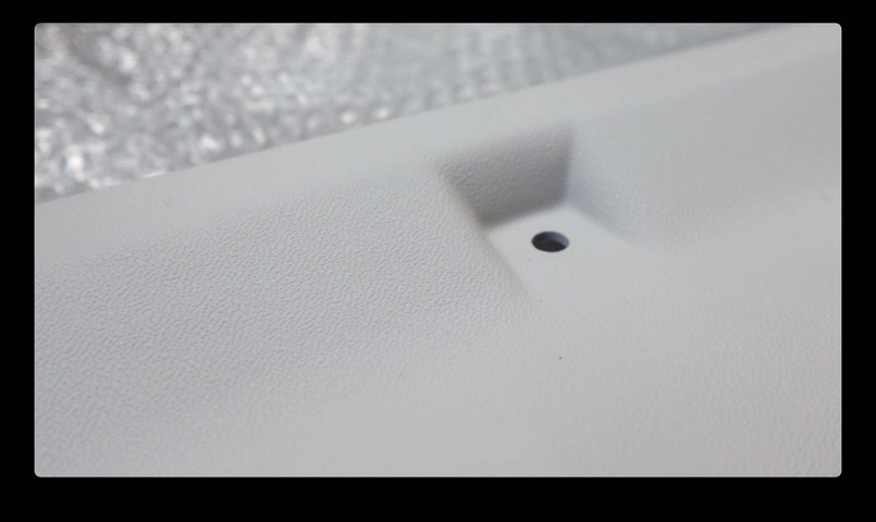 DA3694 - Headlining Kit for Land Rover Defender 90 - CSW (Image shows 110) - In Ripple Grey - Manufactured from Plastic to Avoid the Saggy Headliner!! Image 4