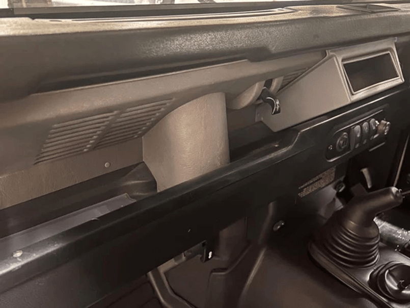 MUD-0105 - Dashboard Vent Fascia for Land Rover Defender up to 2001 - Right Hand Drive Image 1