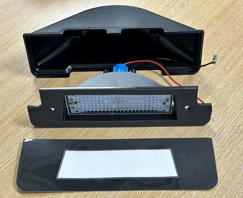 LRC2982 - High Level LED Brake Lamp Kit for Land Rover Defender - With Red Lamp - Retro-Fit Kit for Pre-2002 Defenders Image 1