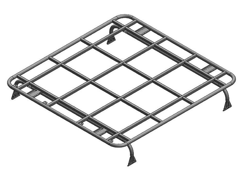DA3812 - Explorer 1.6 x 1.4m Roof Rack - Gutter Mount - Land Rover Defender 1987-2006 - by Safety Devices Image 1