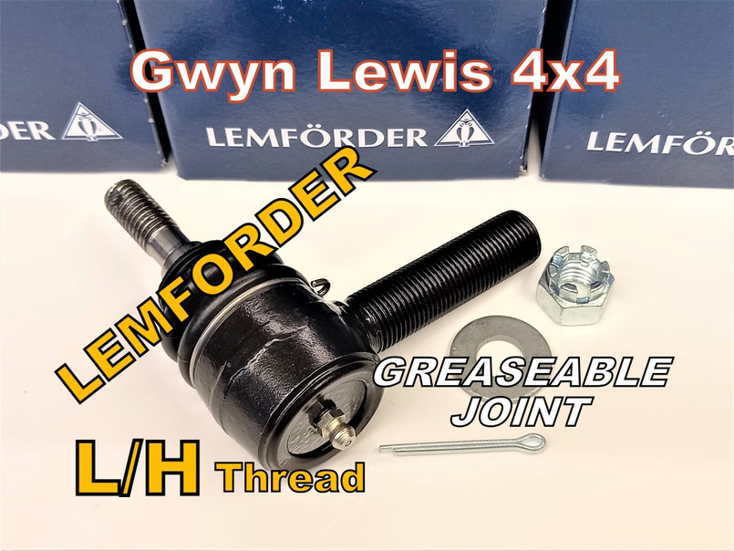 SUMO-LH-LEMFORDER-TRE - Lemforder Greaseable Left Hand Thread Track Rod End Image 1