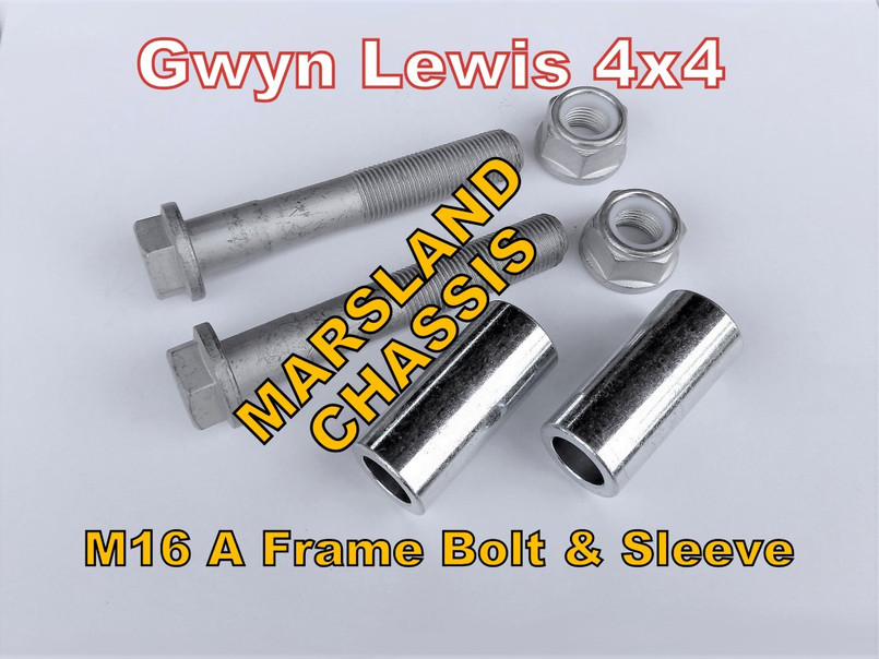 GL1044 - MARSLAND Chassis A Frame Bolt & Sleeve Kit for M16 Bolt Holes Image 2