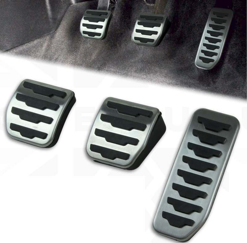 LR2P445 Dynamic Sport Style Foot Pedal Kit (3pc) for Manual Land Rover Freelander 2 LR2 - ONLY TWO SETS LEFT IN STOCK Image 1