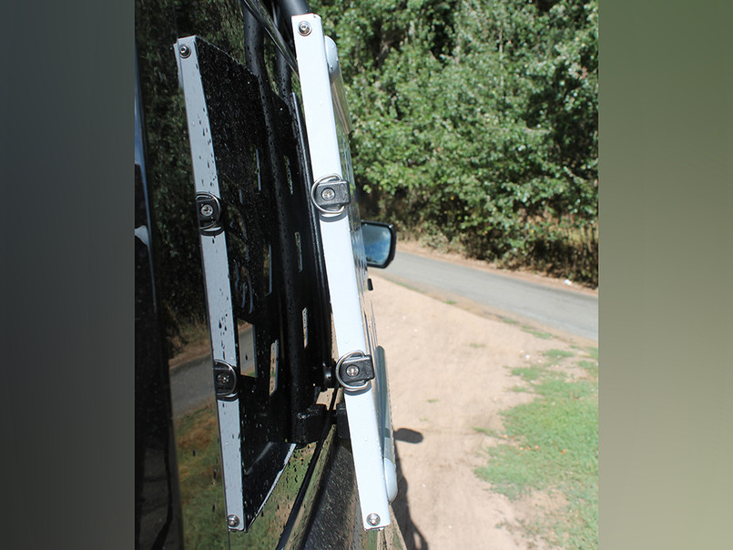 DA3568 - Side Mounted Accessory Rack - Land Rover Defender 90/110/130 - 2020 onwards - By Safety Devices Image 6