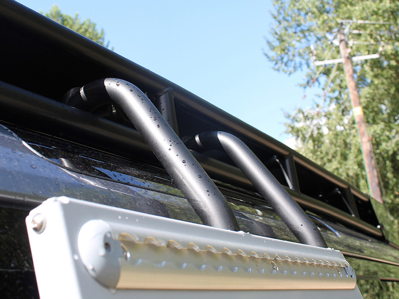 DA3568 - Side Mounted Accessory Rack - Land Rover Defender 90/110/130 - 2020 onwards - By Safety Devices Image 5