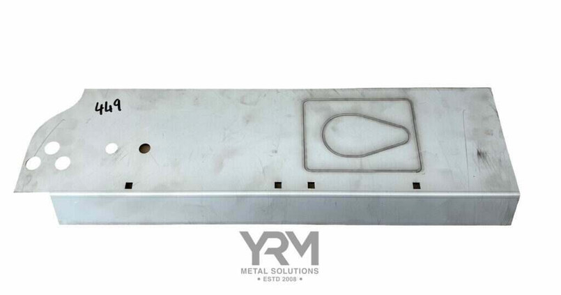 YRM449 - Above Footwell Bulkhead Repair Panel - Left Side - LHD & RHD - Land Rover Defender 1983-2016 Image 1