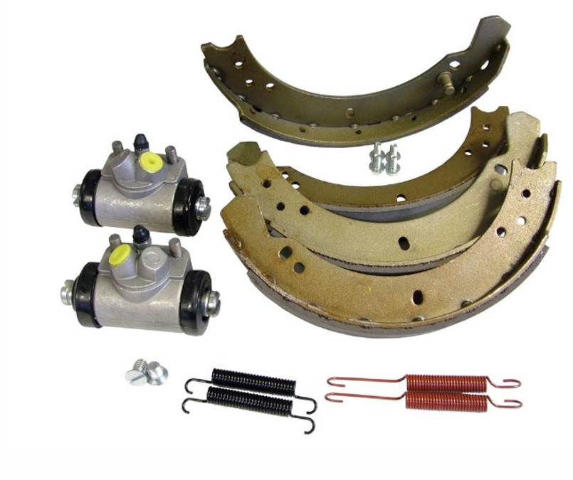 DA6042 - Series 2 & 3 Front Brake Cylinder and Shoes Kit - Short Wheel Base  - Fits up to June 1980 - Aftermarket and OEM Available Image 1
