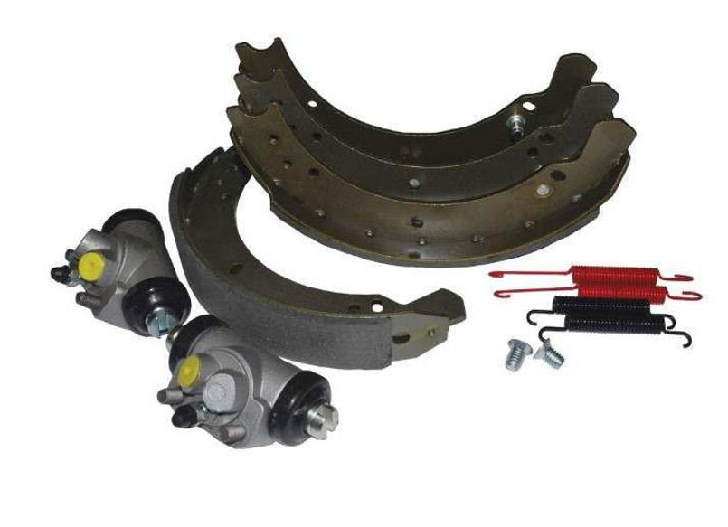 DA6043 - Series 2 & 3 Rear Brake Cylinder and Shoe Kit - Short Wheel Base - Fits up to June 1980 - Aftermarket or OEM Available Image 1