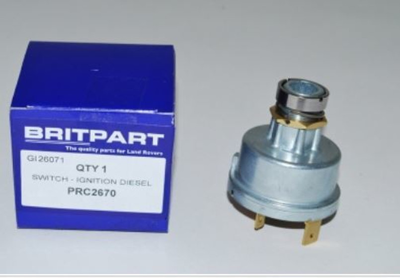 PRC2670 - Ignition Switch for Series and Defender Diesel 2.25 (WITHOUT Steering Lock) Image 2