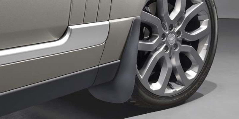 VPLGP0109 - Range Rover L405 Front Mudflaps in Genuine Style - For Vehicles Without Deployable Side Steps Image 1