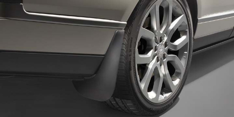 VPLGP0110 - Range Rover L405 Rear Mudflaps - Available as Genuine Land Rover or Aftermarket (Fits up to 2017) - Not Applicable For Vehicles Fitted With SVO Design Pack Image 1