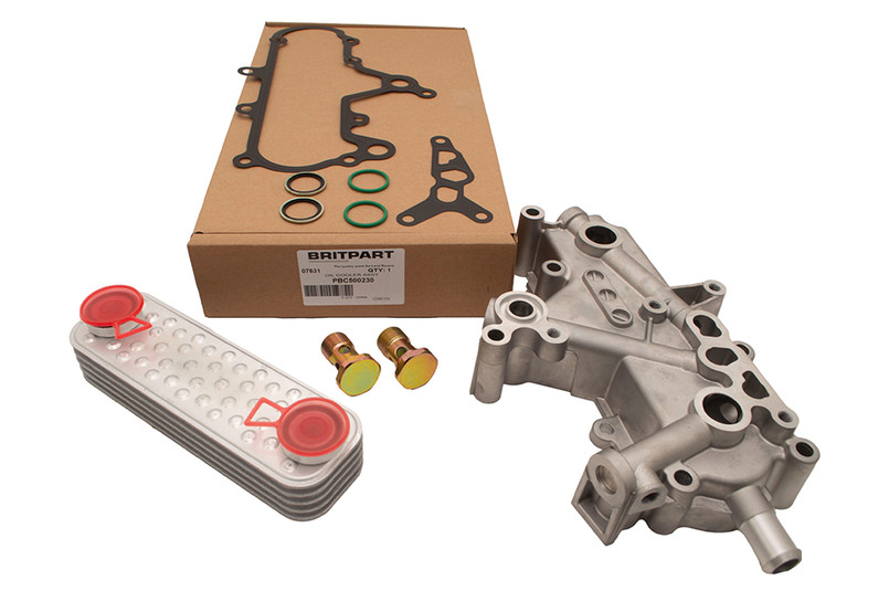 PBC500230 - TD5 Engine Oil Cooler - Defender TD5 and Discovery TD5 Oil Cooler - Genuine Land Rover Option Available Image 1