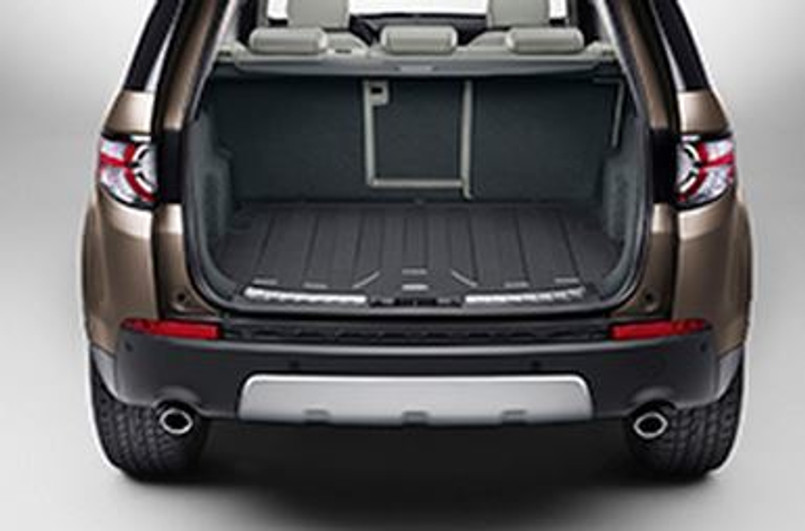 VPLCS0279 - Discovery Sport Loadspace Rubber Mat - Moulded to fit Tailgate - Genuine Land Rover Option Available Image 2