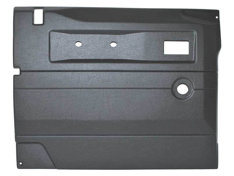 TR235A - Defender Replacement Door Card - Front Left Hand with Manual Windows In Grey ABS Plastic (Fits up to 2005) Image 1