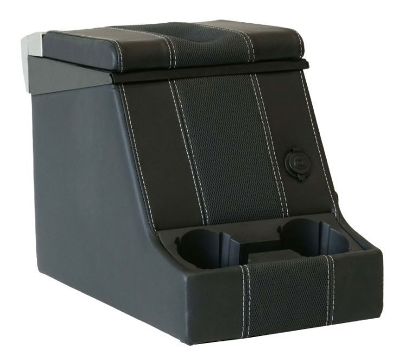 EXT160 - Security Lock Box - Secure Premium Cubby Loc Box for Land Rover Defender by Exmoor Trim - Comes in Selection of Trim Options Image 1